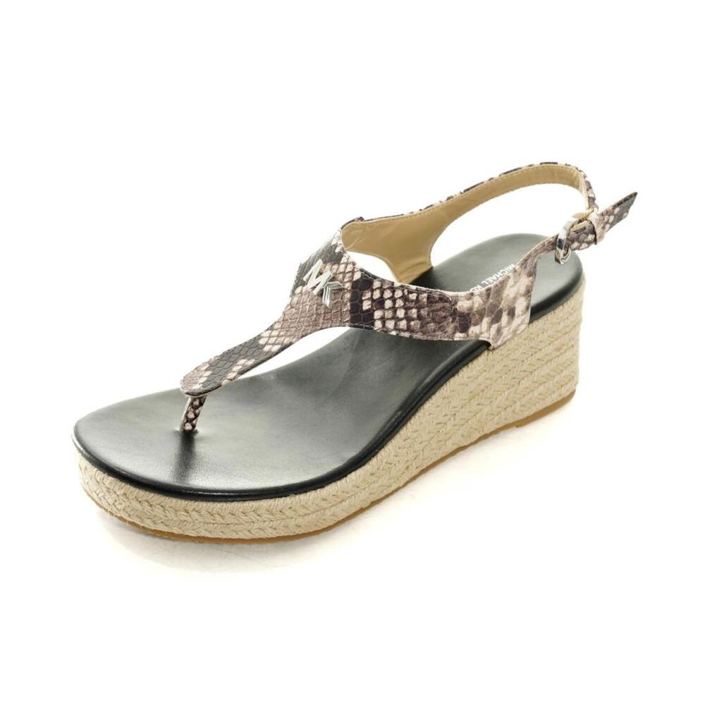 Michael Kors Laney Espadrille Wedge SandalS Women's Sz 7.5M Shoes